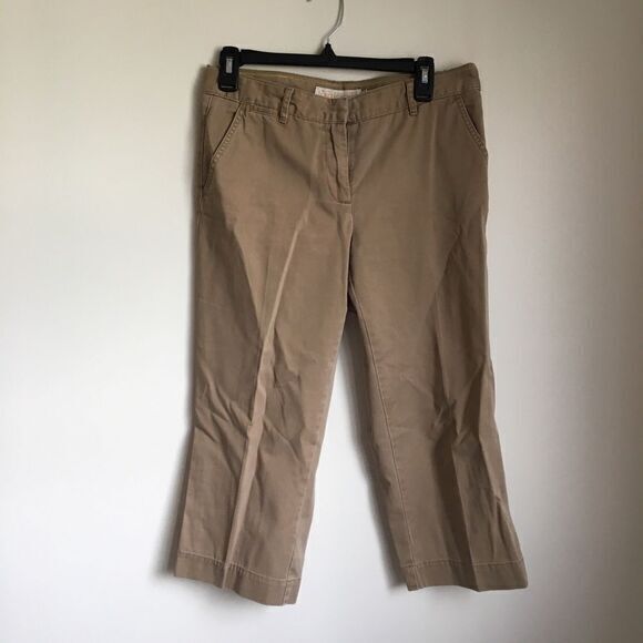 5/$15 - Jcrew chino ankle pants favorite fit Tan W - Picture 2 of 8